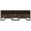 vidaXL Meuble TV ch&ecirc;ne marron 122x34x41 cm bois d'ing&eacute;nierie