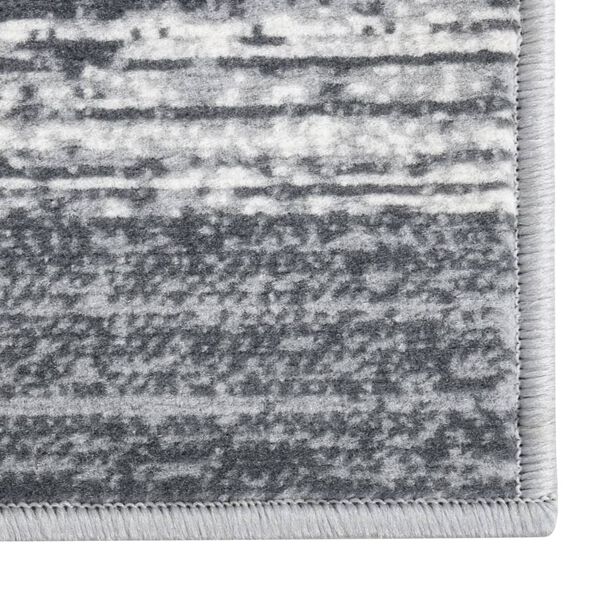 vidaXL Tapis BCF Gris 100x500 cm