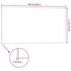 vidaXL Panneaux muraux 3D 10 pcs anthracite 100x50 cm EPS