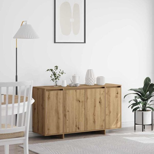 vidaXL Buffet Ch&ecirc;ne artisanal 135 x 41 x 75 cm Bois d'ing&eacute;nierie