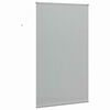 vidaXL Store de Fen&ecirc;tre avec des rideaux Argent Aluminium