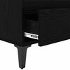 vidaXL Meuble TV avec tiroir Ch&ecirc;ne noir 100 x 34,5 x 44,5 cm