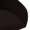 vidaXL Chaises pivotantes &agrave; manger lot de 4 noir velours