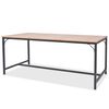 vidaXL Table &agrave; manger Bois de fr&ecirc;ne 180x90x76 cm