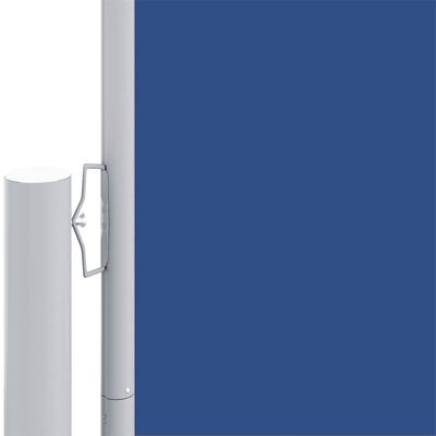 vidaXL Auvent latéral rétractable Bleu 200x1000 cm