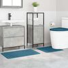 vidaXL Ensemble de tapis de bain antidérapants 3 pcs Bleu 50 x 50 cm