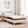 vidaXL Matelas Blanc et Noir 100 x 200 cm Tissu jacquard