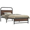 vidaXL Cadre de lit sans matelas 90x200cm ch&ecirc;ne marron bois ing&eacute;nierie