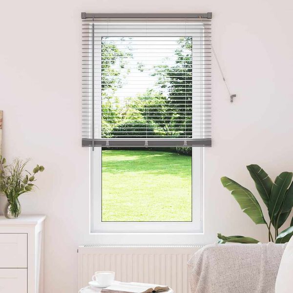 vidaXL Stores v&eacute;nitiens Argent&eacute; 175 x 75 cm Aluminium