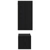 vidaXL Ensemble meuble TV 3 pcs Ch&ecirc;ne noir Bois d'ing&eacute;nierie