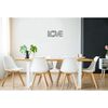Homemania D&eacute;coration murale Mot Love 50x20 cm Acier Noir