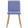 vidaXL Chaises &agrave; manger lot de 6 bleu jean tissu