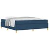 vidaXL Cadre de lit Bleu 180 x 200 cm tissu