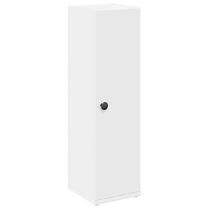 vidaXL Meuble de salle de bain avec porte-rouleau blanc 20,5x22x72 cm