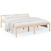 vidaXL Lit pour personne &acirc;g&eacute;e 200x200 cm bois massif de pin