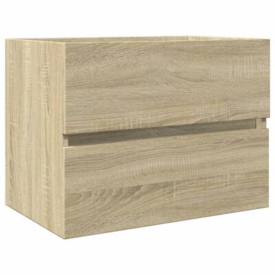 vidaXL Ensemble de meubles de bain 2pcs céramique et bois d'ingénierie