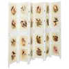 vidaXL Panneau Romdivider Blanc 212 x 165 cm MDF