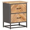 vidaXL Table de chevet 40x30x50 cm Bois d'acacia massif