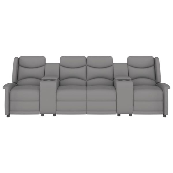 vidaXL Fauteuil de massage inclinable avec porte-gobelets 4 places