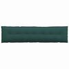 vidaXL Coussin de Dos Vert fonc&eacute; 200 x 19 x 50 cm tissu