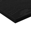 vidaXL &Eacute;tag&egrave;re &agrave; livres 4 pcs Noir 40 x 20 x 1,5 cm Bois d'ing&eacute;nierie