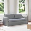 vidaXL Canap&eacute; Gris clair