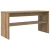 vidaXL Meuble TV 80 x 30 x 40 cm Ch&ecirc;ne artisanal Bois d'ing&eacute;nierie