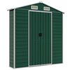 vidaXL Abri de jardin vert 191x895x198 cm acier galvanis&eacute;