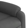 vidaXL Fauteuil inclinable Gris fonc&eacute; Tissu