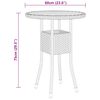 vidaXL Salon de jardin 5 pcs R&eacute;sine tress&eacute;e Gris