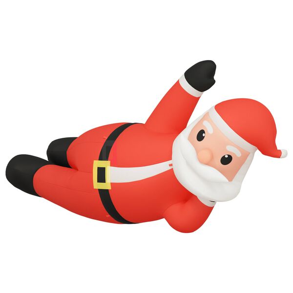 vidaXL P&egrave;re No&euml;l couch&eacute; gonflable LED 160 cm