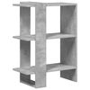 vidaXL &Eacute;tag&egrave;re Gris b&eacute;ton 52 x 25 x 71,5 cm Bois d'ing&eacute;nierie