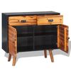 vidaXL Buffet Bois d'acacia massif 90x33,5x83 cm