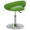 vidaXL Chaises &agrave; manger pivotantes lot de 2 vert similicuir
