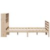 vidaXL Lit biblioth&egrave;que sans matelas 140x200 cm bois massif de pin