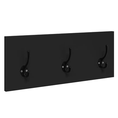 vidaXL Ensemble de meubles de couloir 4 pcs noir bois d'ingénierie