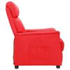 vidaXL Fauteuil inclinable Rouge Similicuir