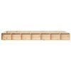 vidaXL Cadre de lit sans matelas 100x200 cm bois massif