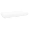 vidaXL Coussin de sommeil Uni Blanc 74 x 39 x 13 cm