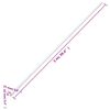 vidaXL Goulotte de c&acirc;ble 15x10 mm 10 m PVC