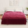 vidaXL Couverture en Fourrure de Lapin Synth&eacute;tique Olite 220 x 240 cm