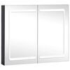 vidaXL Armoire de salle de bain &agrave; miroir LED 80x12,2x68 cm