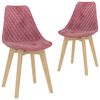 vidaXL Ensemble de salle &agrave; manger 3 pcs Rose