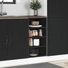 vidaXL Meuble bas "Riga" Noir 40 x 44,5 x 81,5 cm Bois d'ing&eacute;nierie