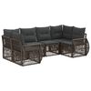 vidaXL Ensemble de canap&eacute; de jardin 6 pc 6-Nombre de places