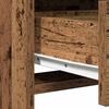 vidaXL Table de Toilette avec tiroir Bois ancien 50 x 41 x 135 cm