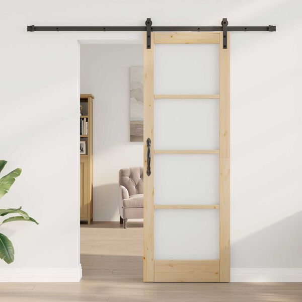 vidaXL Porte coulissante ORKDAL Naturel 73,5 x 211 cm