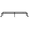 vidaXL Cadre de lit sans matelas pliable noir 100x200 cm acier