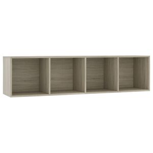 vidaXL Biblioth&egrave;que/Meuble TV Ch&ecirc;ne sonoma 143x30x36 cm