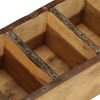 vidaXL Plateau avec stockage Marron 30 x 14 x 9 cm Bois Recycl&eacute; Solide